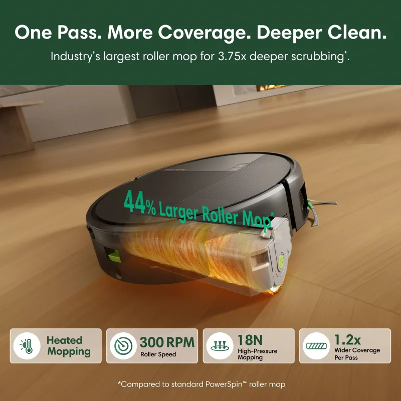 iRobot Roomba Max 875 robotstøvsuger og moppe-kombination + Auto Wash Dock