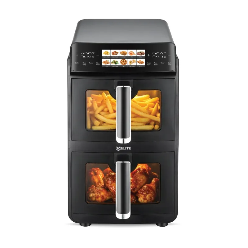 Fritadeira de ar dupla Kitchen Elite 12QT com Sync