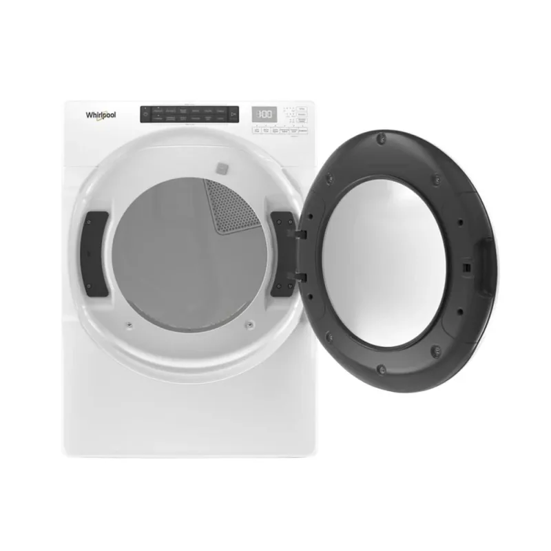 7.4 CuFt Stackable White Gas Dryer