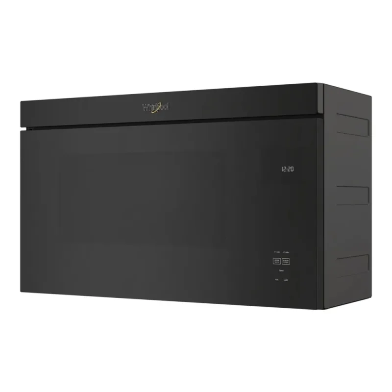 Micro-ondes encastré 1,1 pi³ avec plateau tournant, design sans cadre - noir