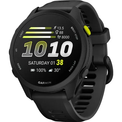 Forerunner® 70 Smartwatch w kolorze czarnym z czarnym paskiem