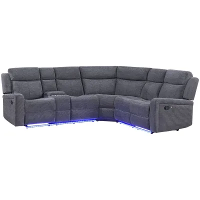 Seccional reclinable manual Bradley