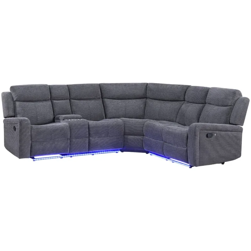 Seccional reclinable manual Bradley