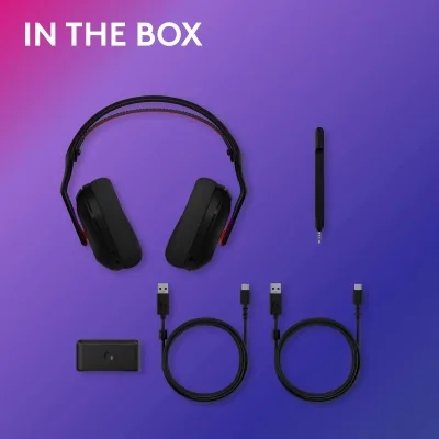 Logitech G Astro A20 X LIGHTSPEED Cuffie Gaming Wireless con PLAYSYNC AUDIO e LIGHTSYNC RGB