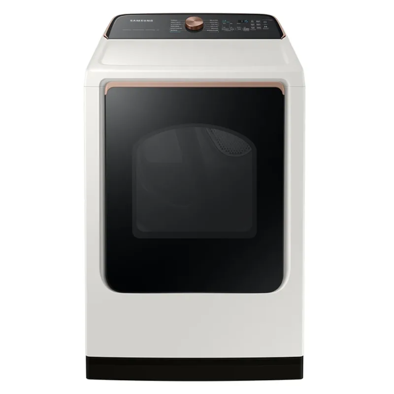 7.4 Cu-Ft Smart Gas Dryer with Steam Sanitize+ - Ivory