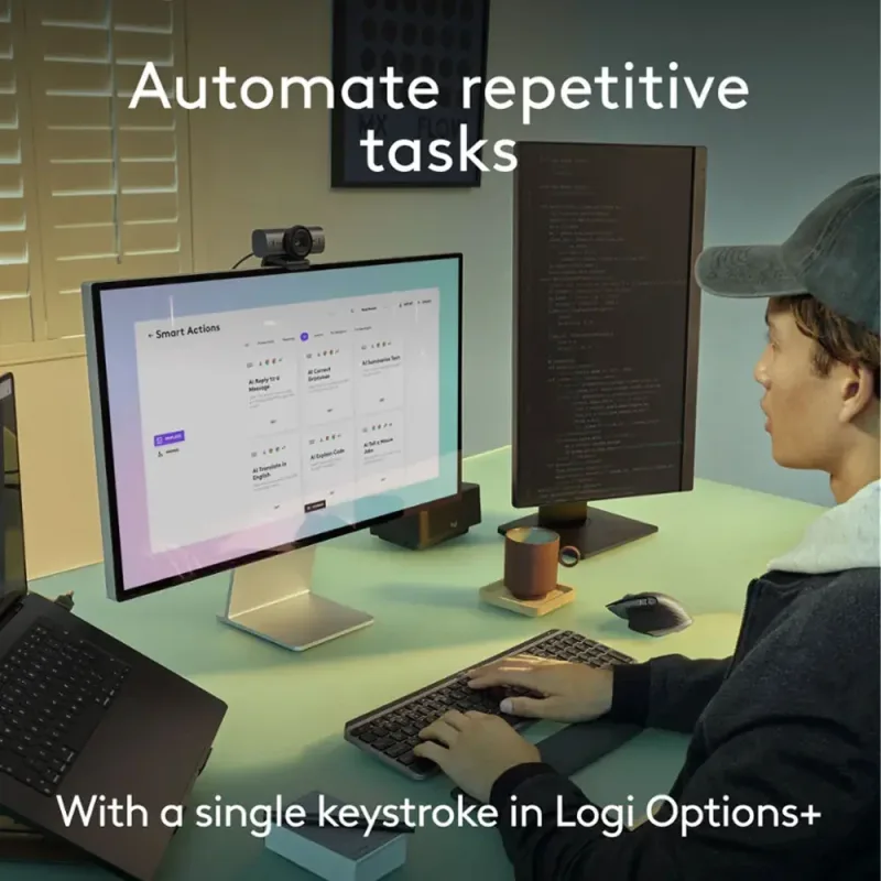 Trådløst scissor-tastatur med baggrundsbelyste taster til MacBook, iMac, iPad – Space Gray