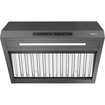 Campana extractora de pared de 30" con ventilación exterior - Acero grafito