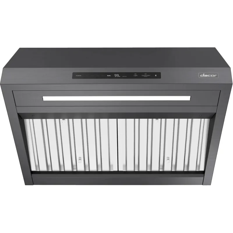 Campana extractora de pared de 30" con ventilación exterior - Acero grafito