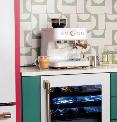 BELLISSIMO Halbautomatische Espressomaschine + Milchaufschäumer – Matthes Weiß