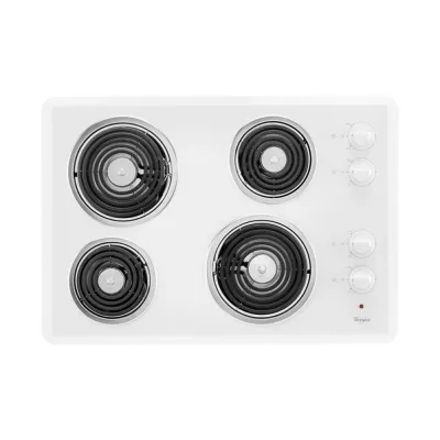 30-tommer elektrisk kogesektion - Hvid