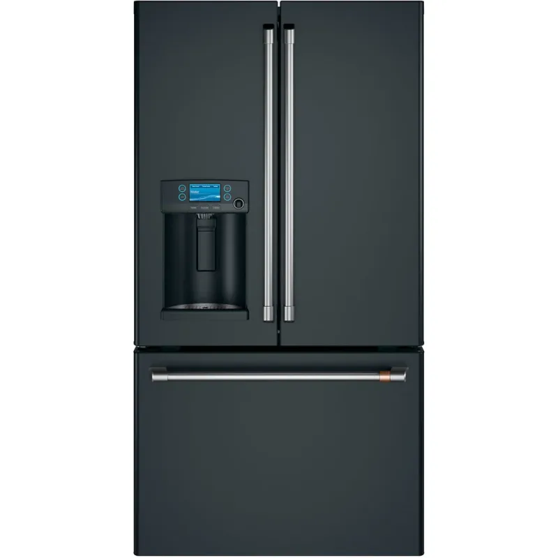 27.8 CuFt Smart French-Door Refrigerator In Matte Black
