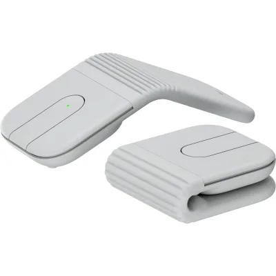 Rato Sem Fios Ultraportátil Logitech Mobi Fold em Branco Sujo