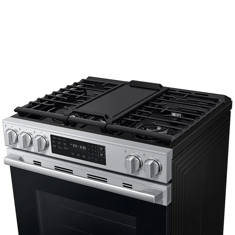 Bespoke 6 Cu. Ft. 30" Wide Smart Slide-In Gas Range