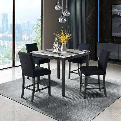 Bartafel met 4 barkrukken