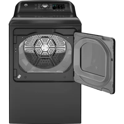 7,4 cu ft elektrisk tørretumbler i Diamond Gray med Sensor Dry