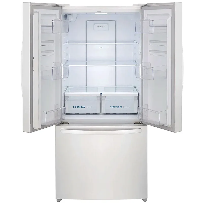 18 CuFt Counter-Depth French Door Refrigerator in White