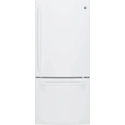 21.0 Cu Ft 화이트 하단 냉동고 냉장고
