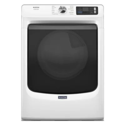 7,4 Cu-Ft inteligentna suszarka gazowa Pet Pro z ładowaniem od przodu – biała
