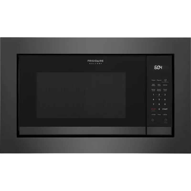 2.2 CuFt 1100 Wattage Over-The-Range Microwave in Black Stainless with Sensor Cook
