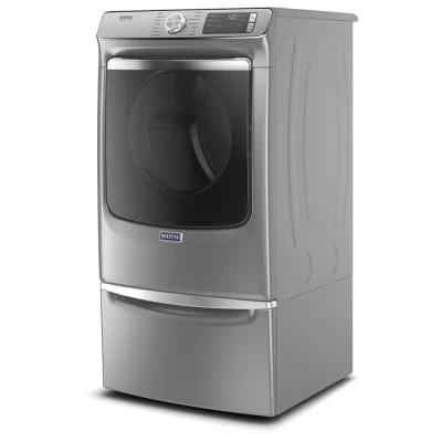 Sèche-linge électrique intelligent 7,3 pi³ à évacuation Metallic Slate avec Extra Power