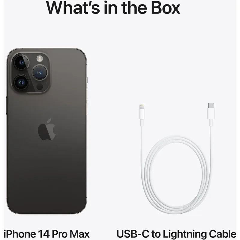 6.7" iPhone 14 Pro Max 256GB Sim-Free Space Black (Preowned)