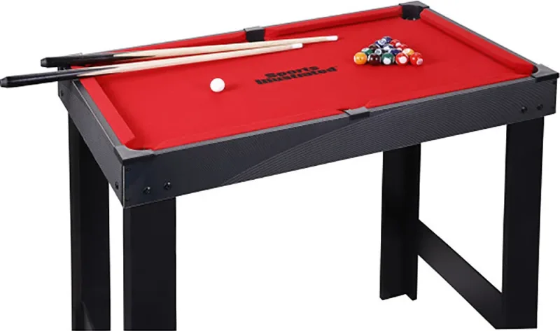 Mesa multijuego 4 en 1 con billar, ping pong, hockey y futbolín