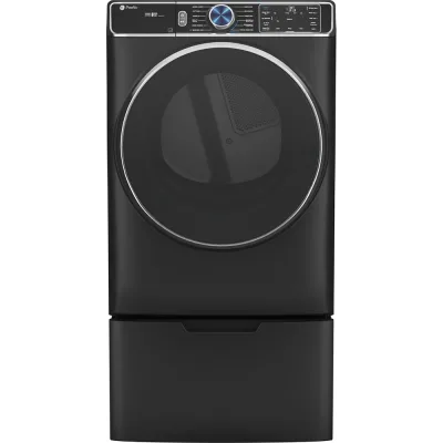 16'' vaskemaskinepodium i Carbon Graphite med opbevaringsskuffe