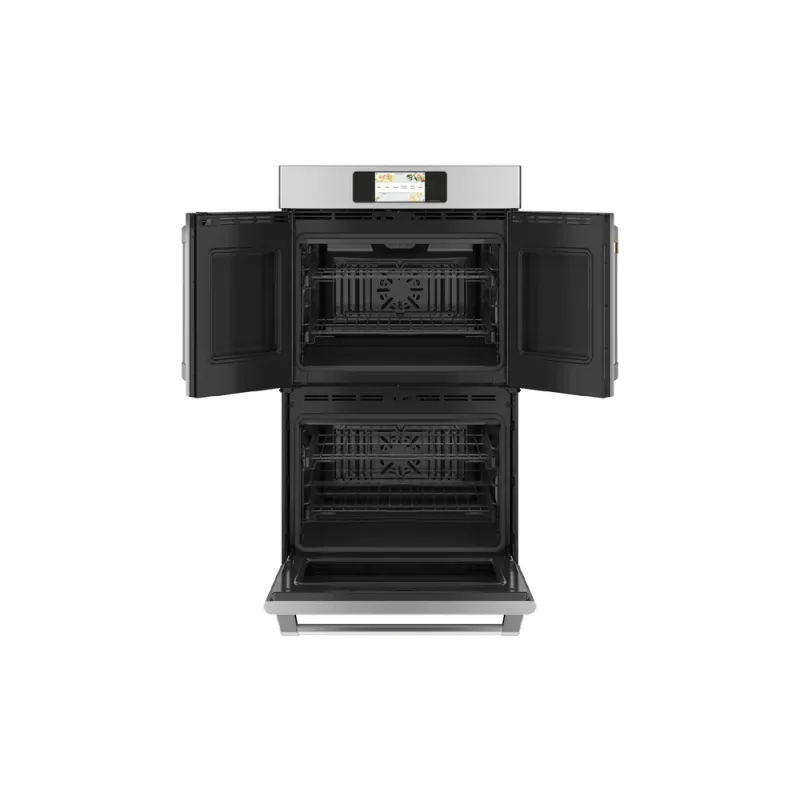 30-inch Smart Self Cleaning Convection Double Wall Oven with French Door Design - Stainless Steel