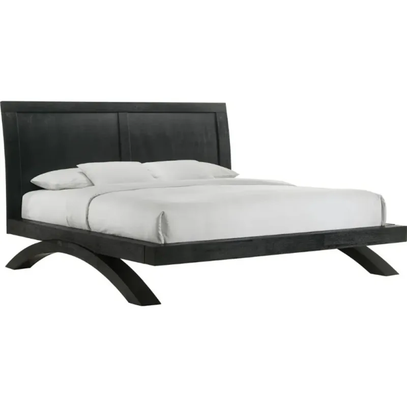 Allan Black Queen Platform Bed