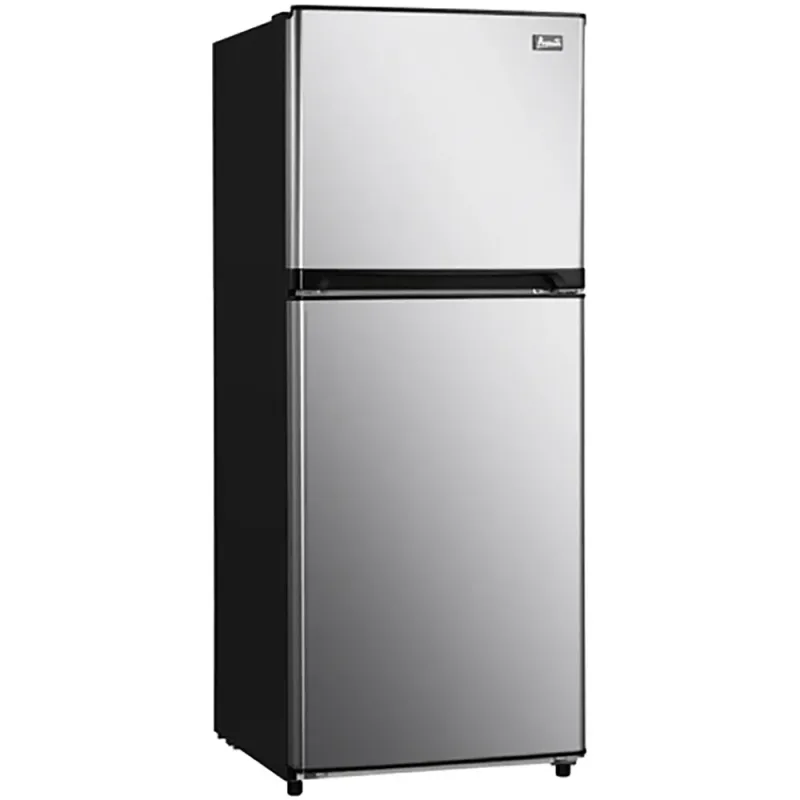 10.0 CuFt Top-Mount Refrigerator in Stainless Steel with Electronic Temperature Control