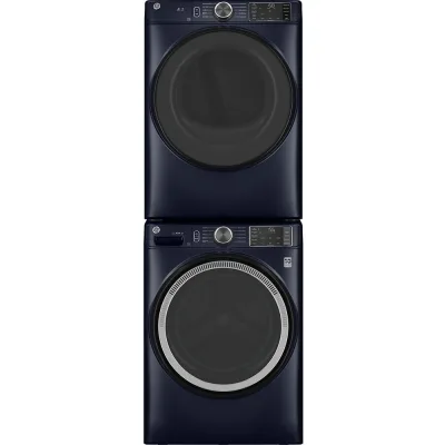 4,8 CuFt smart frontlæsset vaskemaskine i Sapphire Blue