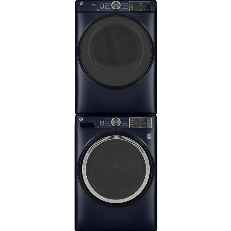 4,8 CuFt smart frontlæsset vaskemaskine i Sapphire Blue