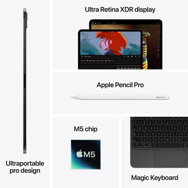 11'' iPad Pro M5 chip 256GB With Wi-Fi - Space Black