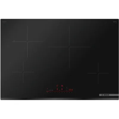 800 Serie 30'' brede inductiekookplaat zonder frame - Zwart