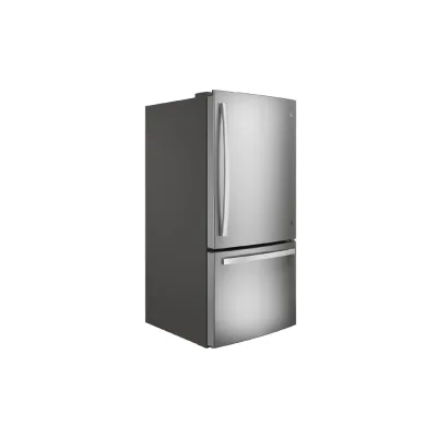 24,8 cu ft bunnfryser kjøleskap – rustfritt stål