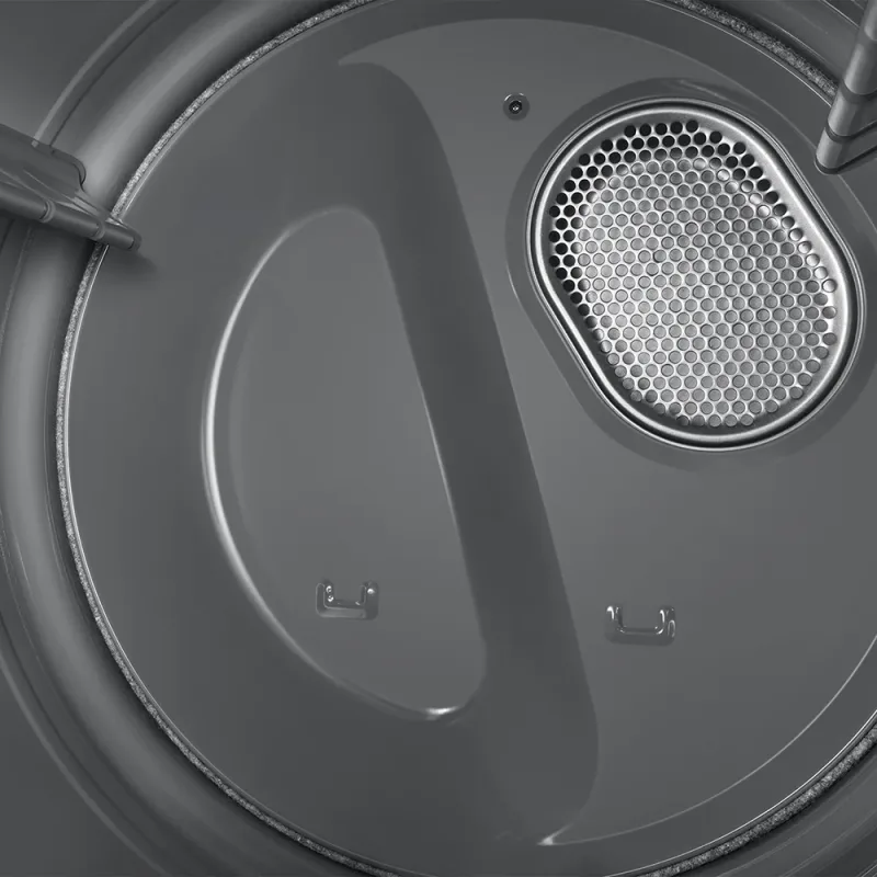 Asciugatrice elettrica smart Sanitize da 7,4 piedi cubi in nero spazzolato con Sensor Dry