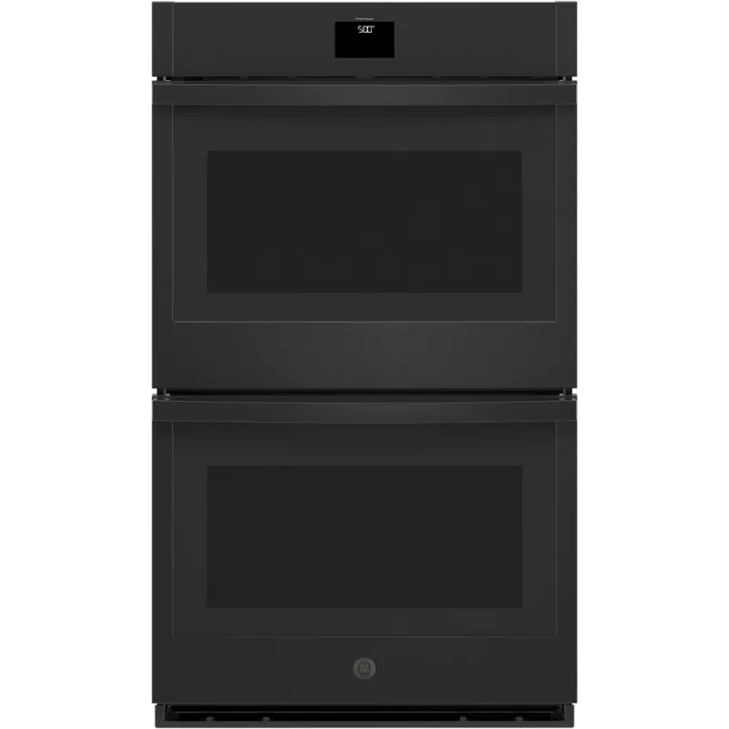 30-Inch Smart Built-In Self-Clean Convection Double Wall Oven with No Preheat Air Fry - Black