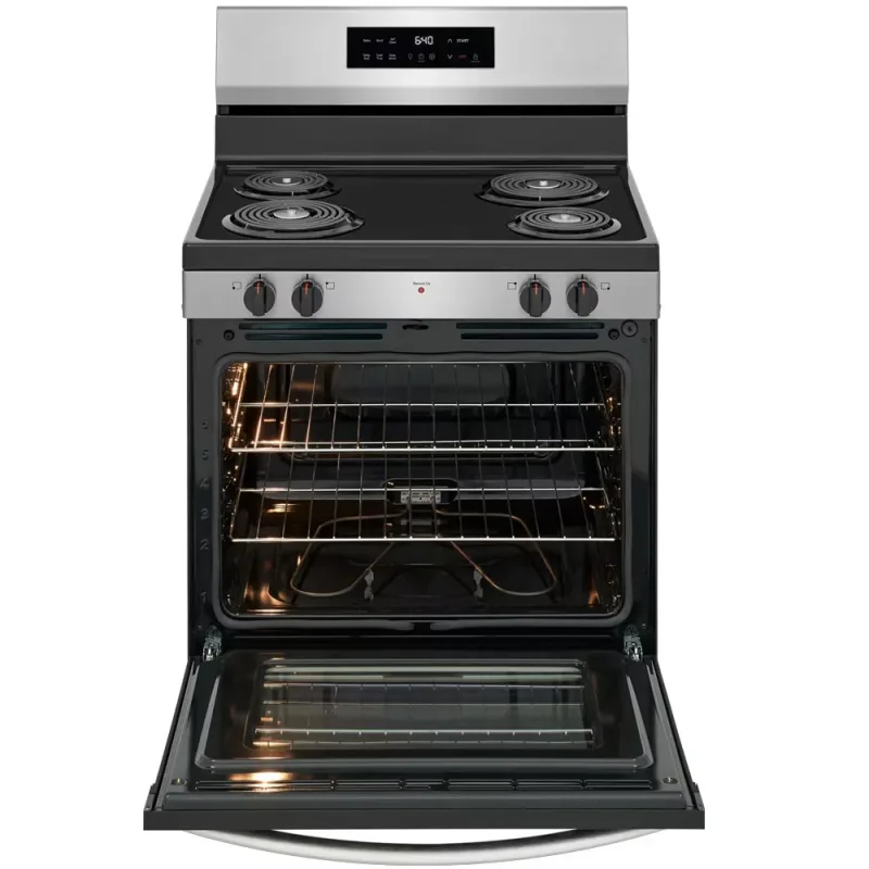 5.3 CuFt Freestanding Electric Range in Stainless Steel