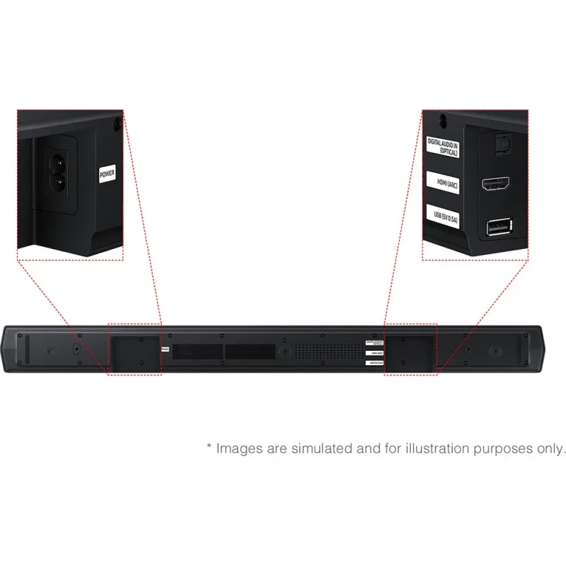 Soundbar B-Series con subwoofer 2.1 ch
