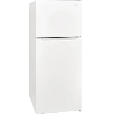 18 cu-ft topfryser-køleskab i hvid