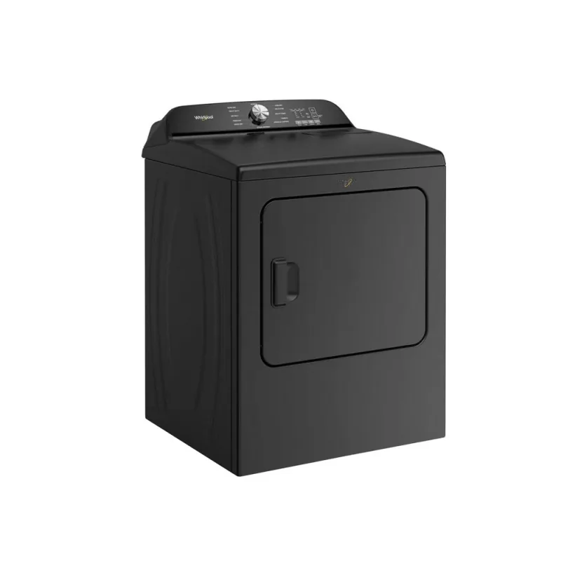 7,0 CuFt topbetjent eltørretumbler med Wrinkle Shield™ – Volcano Black
