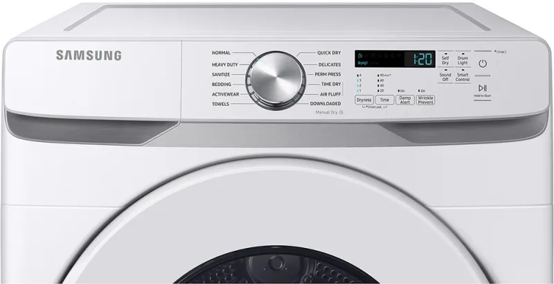 7,5 CuFt Smart Ventless Weißer Elektro-Trockner mit Sensor Dry