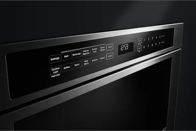 Forno micro-ondas de encastre inferior de 24" em aço inoxidável