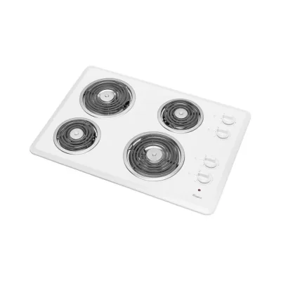 30-tommer elektrisk kogesektion - Hvid