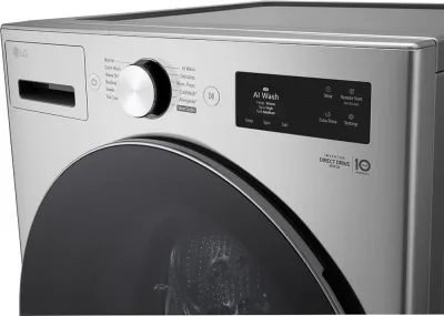 5.0 CuFt スマートドラム式洗濯機 グラファイトスチール AI DD® 搭載インテリジェンス機能