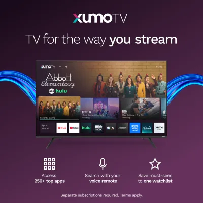 50” 4K UHD HDR Frameless Xumo TV