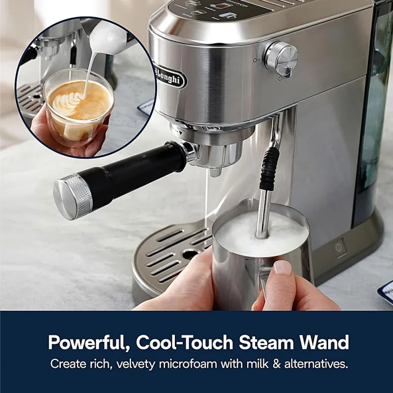 Dedica Duo Espresso Machine — Metal