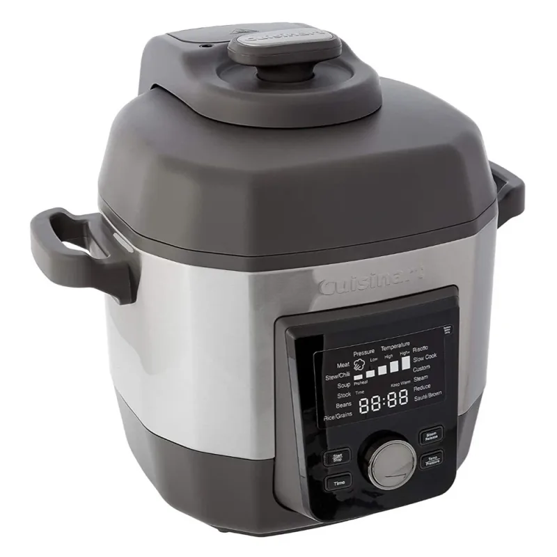 Multicozinha 12-em-1, 6 Quart - Aço Inoxidável e Preto