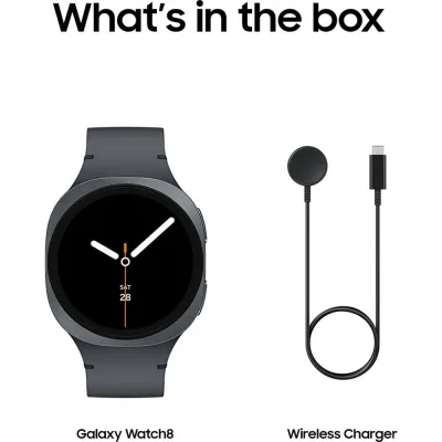 Galaxy Watch8 Smartwatch 44 mm Bluetooth Graphit-Gehäuse mit Graphit-Armband