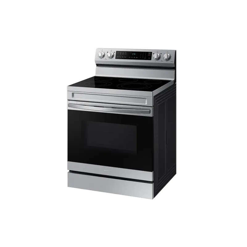 6.3 Cu-Ft Smart Freestanding 5-Burner Convection Electric Range in Stainless Steel with Air Fry